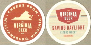 beer coaster from Virginia Brewing Co. Inc. ( VA-VBRC-4 )