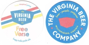 beer coaster from Virginia Brewing Co. Inc. ( VA-VBRC-9 )