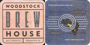 beer coaster from Work Beer Co. ( VA-WOOD-5 )