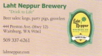 beer business card and similar from Lake Chelan Brewery ( WA-LAHT-BIZ-2 )