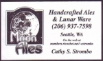 beer business card and similar from Moonshot Brewing Co. ( WA-MOON-BIZ-1 )