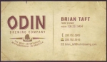 beer business card and similar from Off Camber Brewing ( WA-ODIN-BIZ-1 )