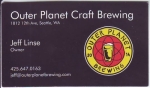 beer business card and similar from Outlander Brewing Co. ( WA-OUTR-BIZ-1 )