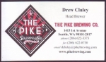 beer business card and similar from Pilsener Brewing Co. ( WA-PIKE-BIZ-2 )