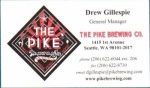 beer business card and similar from Pilsener Brewing Co. ( WA-PIKE-BIZ-5 )