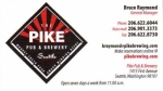 beer business card and similar from Pilsener Brewing Co. ( WA-PIKE-BIZ-7 )