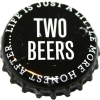 beer crown cap from Two Sisters Brewery  ( WA-TWO-CAP-1 )