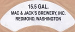 beer label from Machine House Brewery ( WA-MAC-LAB-11 )