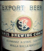 beer label from Standard Brewing Co.  ( WA-STAH-LAB-1 )