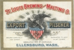 beer label from Stahl Brewing & Malting Co.  ( WA-STBM-LAB-1 )