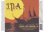 beer label from Yakima Valley Brewing Co. ( WA-YAKC-LAB-1 )