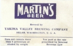 beer label from YaYa Brewing Company ( WA-YAVA-LAB-8 )