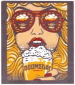 beer sticker from Double Bluff Brewing Co.  ( WA-DOOM-STI-3 )