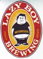 beer sticker from Leavenworth Brewery ( WA-LAZY-STI-3 )