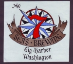 beer sticker from Aberdeen Brewing Co. ( WA-SEV-STI-1 )