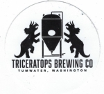 beer sticker from Triple Horn Brewing ( WA-TRIT-STI-1 )