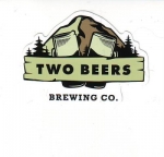 beer sticker from Two Sisters Brewery  ( WA-TWO-STI-2 )