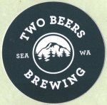 beer sticker from Two Sisters Brewery  ( WA-TWO-STI-5 )