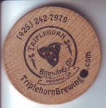 beer token/coin from Triple R Brewing ( WA-TRIP-TOK-1 )