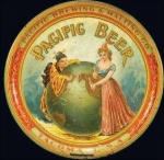 beer tray from Pacific Brewing & Malting Co.  ( WA-PACB-TRY-5 )