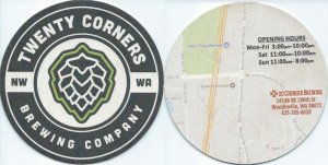 beer coaster from 210 Brewing Co. ( WA-20CO-2 )