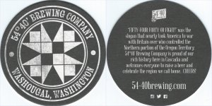 beer coaster from 5th Line Brewing Company ( WA-5440-1 )