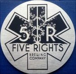 beer coaster from 54-40 Brewing Co. ( WA-5RTS-1 )