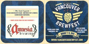 beer coaster from Anacortes Brewery ( WA-AMNS-2 )