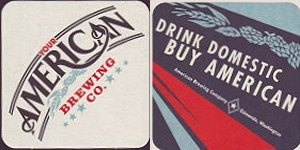 beer coaster from Amnesia Brewing Co.  ( WA-AMR-2 )