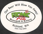 beer coaster from Atwood Ales ( WA-ATBP-2 )