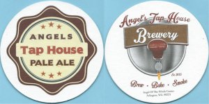 beer coaster from Angeles Brewing & Malting Co. ( WA-ATH-1 )