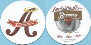 beer coaster from Angeles Brewing & Malting Co. ( WA-ATH-2 )