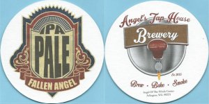 beer coaster from Angeles Brewing & Malting Co. ( WA-ATH-5 )