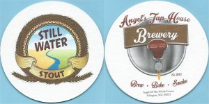 beer coaster from Angeles Brewing & Malting Co. ( WA-ATH-7 )