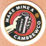 beer coaster from Camp Colvos Brewing ( WA-CAMA-2 )