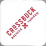 beer coaster from Crucible Brewing Co.  ( WA-CROS-3 )