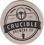 beer coaster from Crystal Beverage Co. ( WA-CRUC-2 )