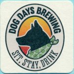 beer coaster from Doghaus Brewery ( WA-DOGD-2 )