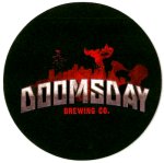 beer coaster from Double Bluff Brewing Co.  ( WA-DOOM-2 )