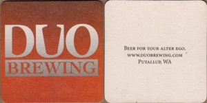 beer coaster from Dwinell Country  Ales ( WA-DUO-1A )