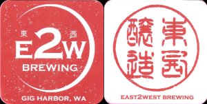 beer coaster from Echoes Brewing Company ( WA-EAST-1 )