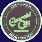 beer coaster from Emerald City Brewing Co. ( WA-EMER-1 )