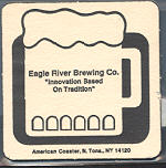 beer coaster from East 2 West Brewing (E2W) ( WA-ERB-1 )