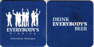 beer coaster from Explorer Brewing Co ( WA-EVE-2 )