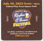 beer coaster from Festivals/Other in Washington ( WA-FEDE-1 )