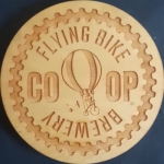 beer coaster from Flying Lion Brewing ( WA-FLY-3 )