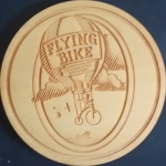 beer coaster from Flying Lion Brewing ( WA-FLY-4 )