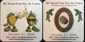 beer coaster from FrinGe Brewing ( WA-FRHA-2010 )