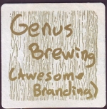 beer coaster from Georgetown Brewing ( WA-GENU-3 )