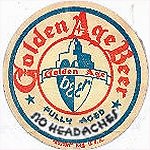 beer coaster from Golden Handle Brewing Company ( WA-GOLD-4 )